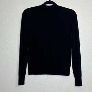 Theory Sweater 100% Merino Wool Pullover Mock Neck Womens Size Small